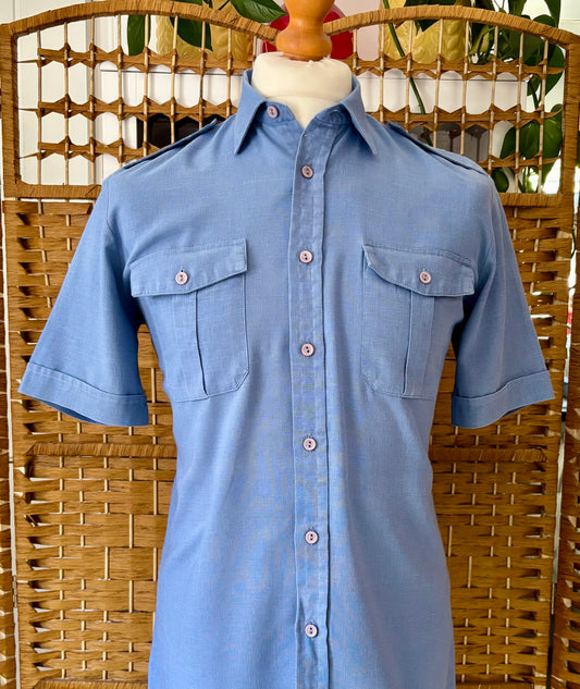 1970s St Michael Short Sleeve Shirt (40”)