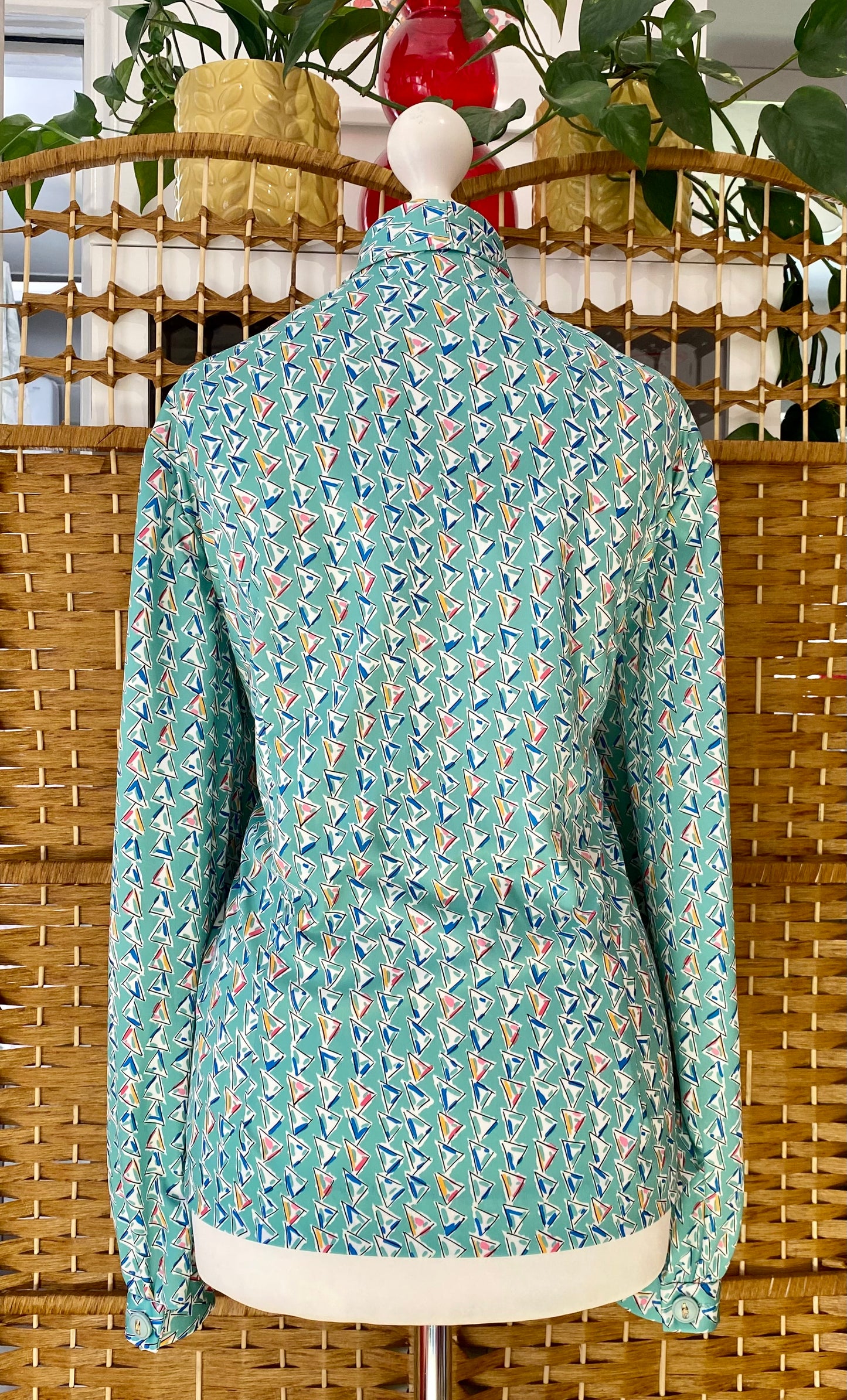 Howard’s Geometric Print Blouse (UK 16/18)