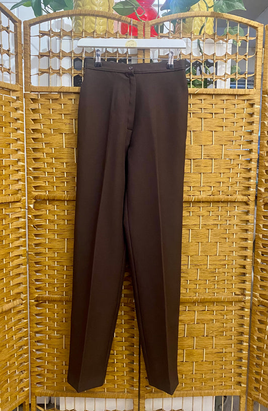 1970s St Michael Brown Trousers (UK 6)