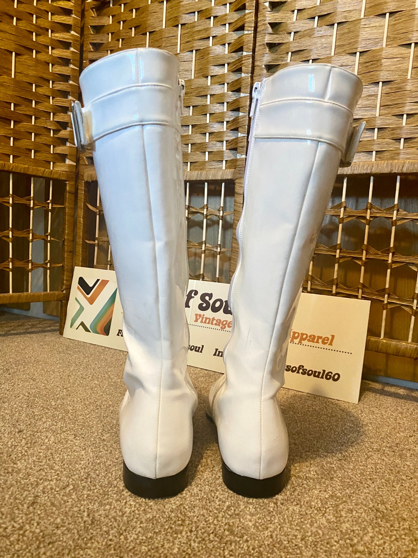 1960s White Patent ‘GoGo’ Boots