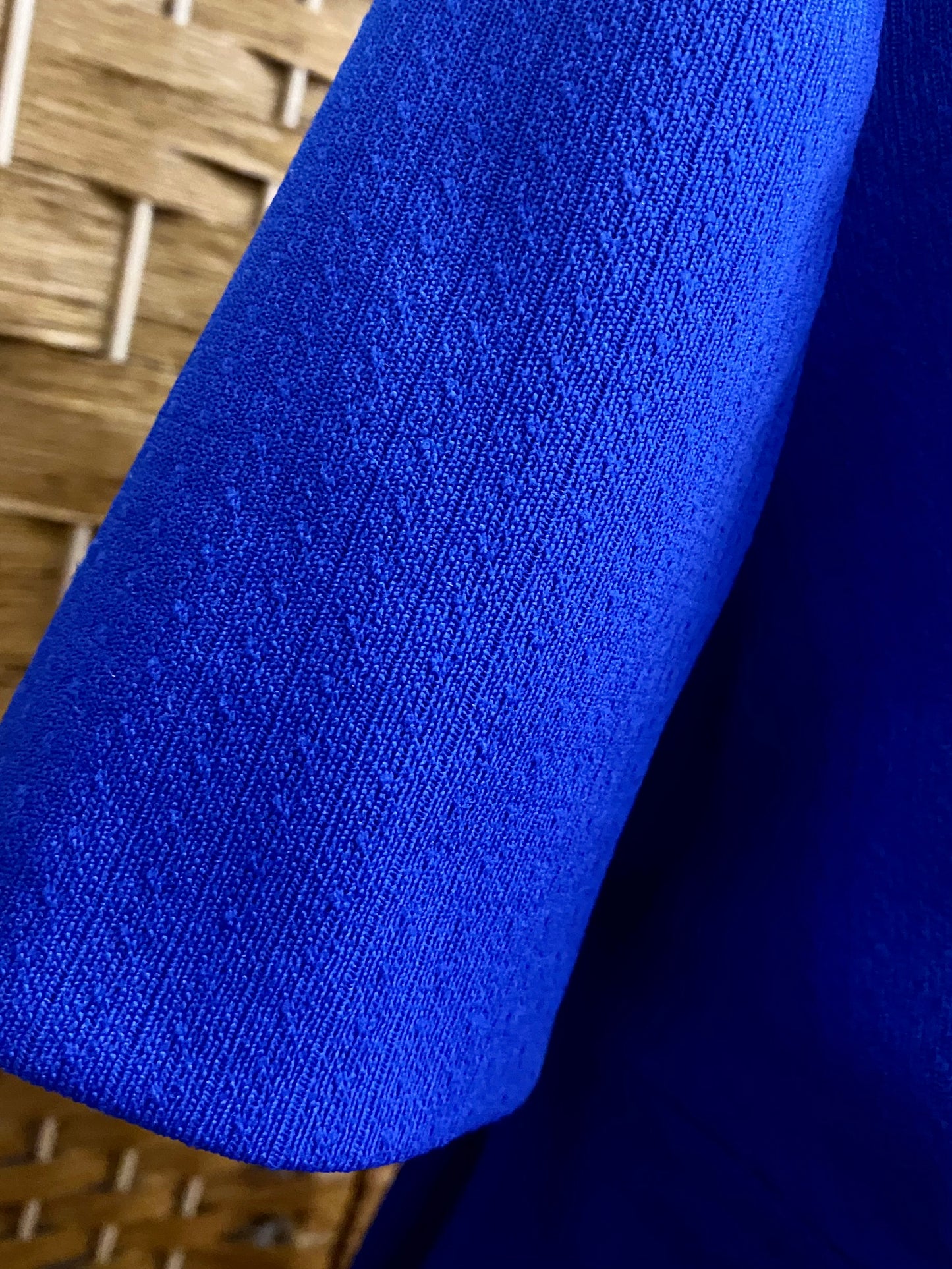 1960s Royal Blue Midi-Dress (UK 10)