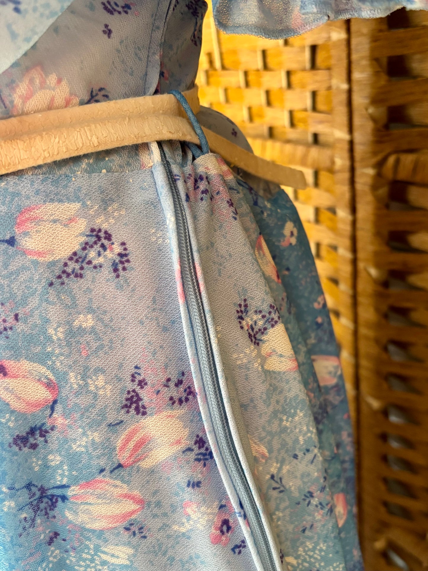 1980s C & A Floral Summer Dress (UK 10)