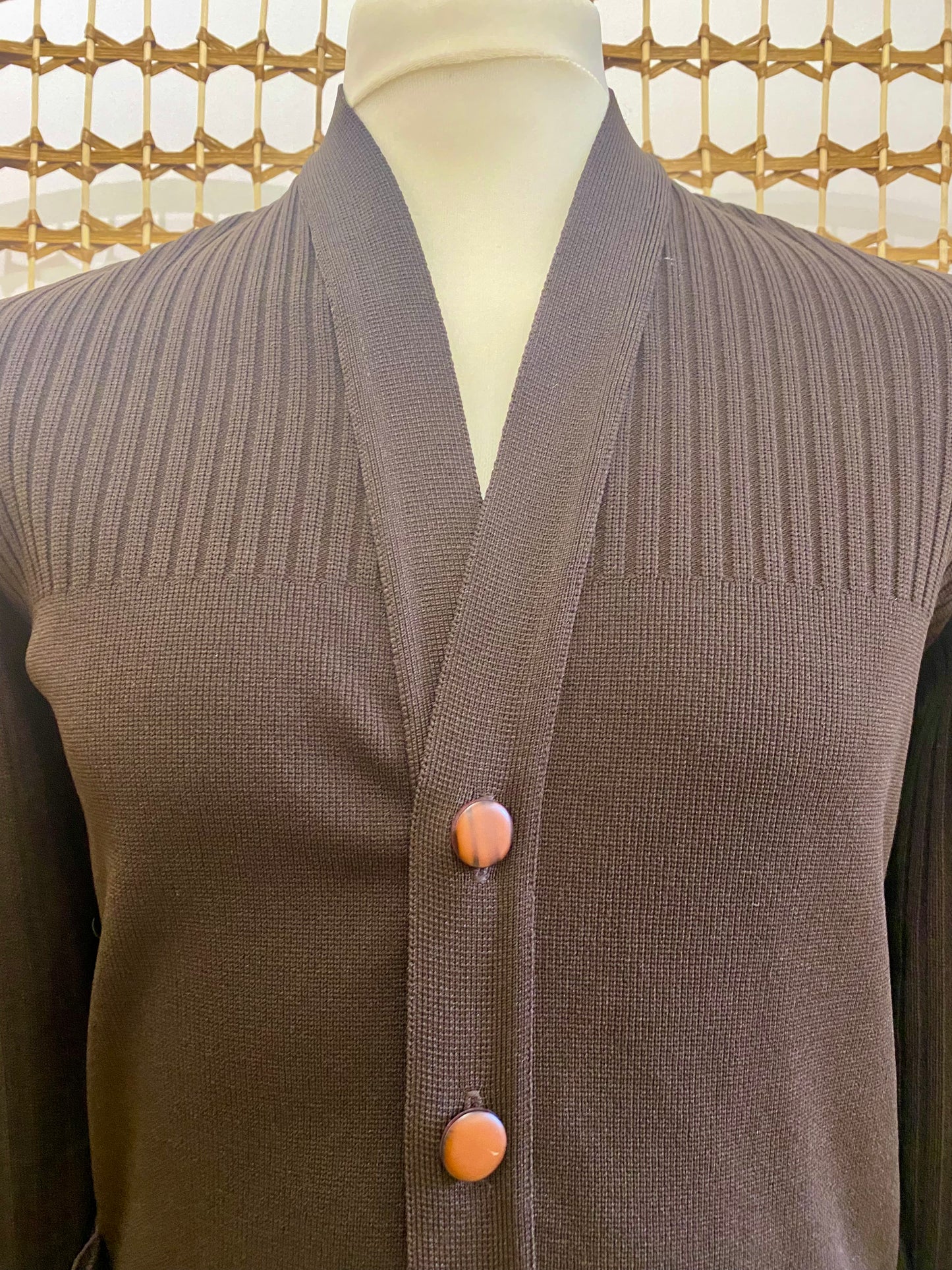 Brown ‘Keynote’ Cardigan (40”)