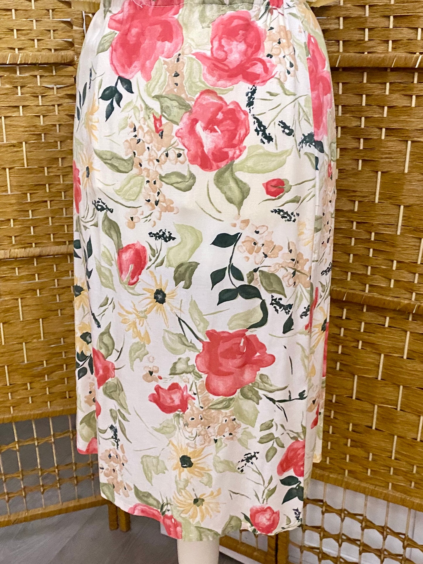 Floral Midi-Skirt (UK 12/14)