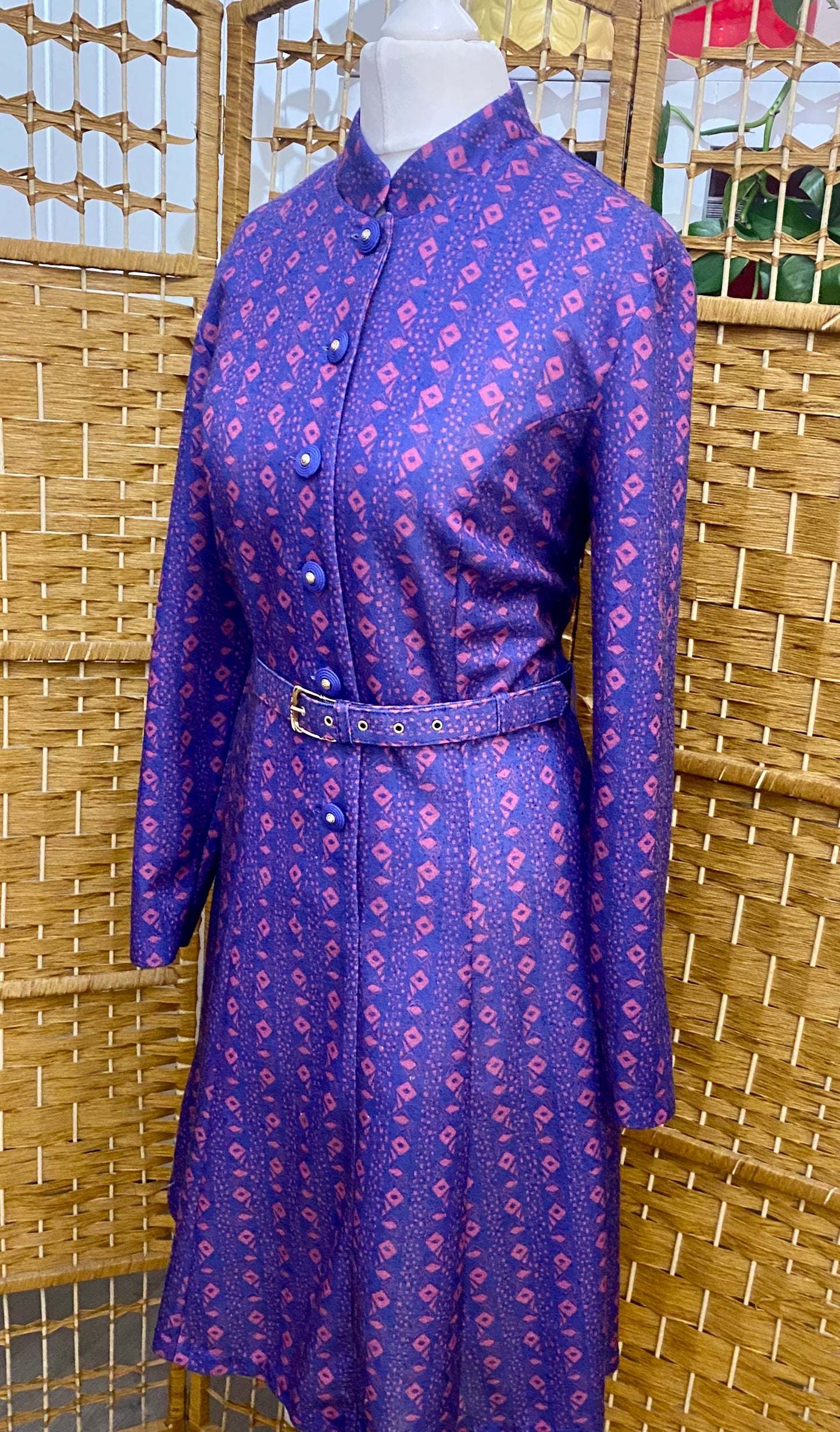 1970s Richard Stump Midi-Dress (UK 10)