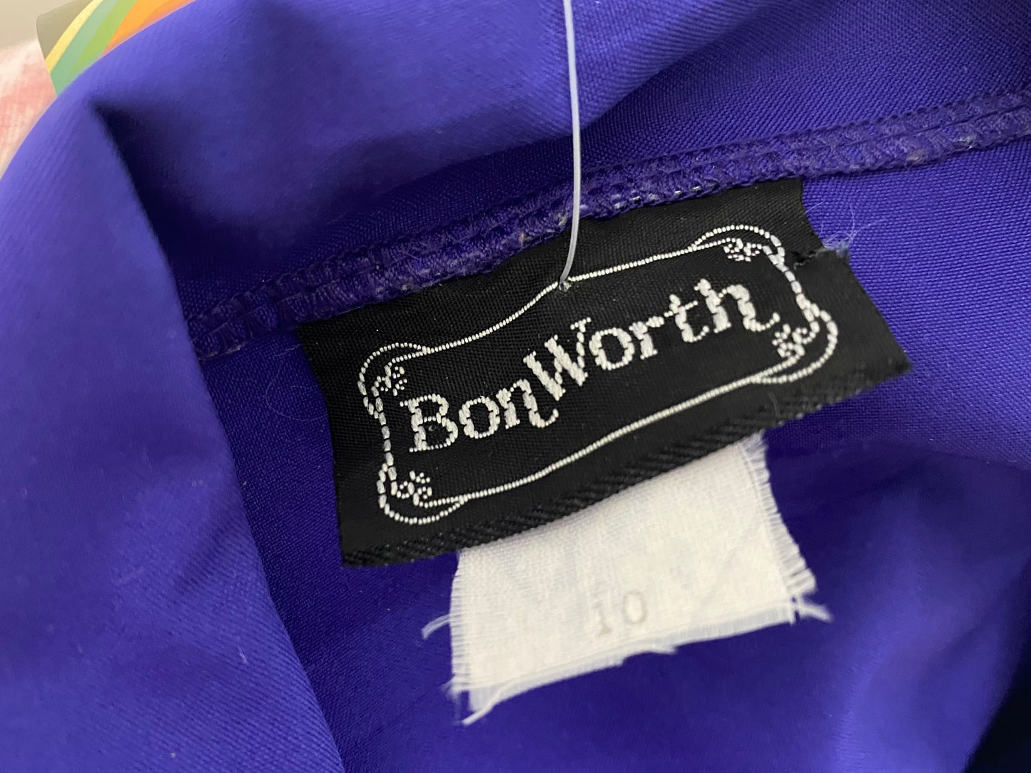 1970s Bonworth Purple Blouse (UK 12)