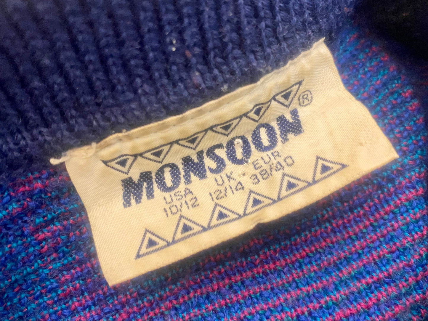 1980s Monsoon Knitwear (UK 14)