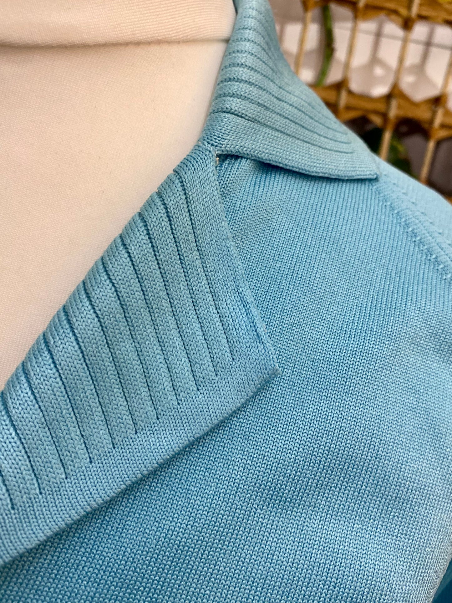 1960s Blue Knitwear (UK 16)