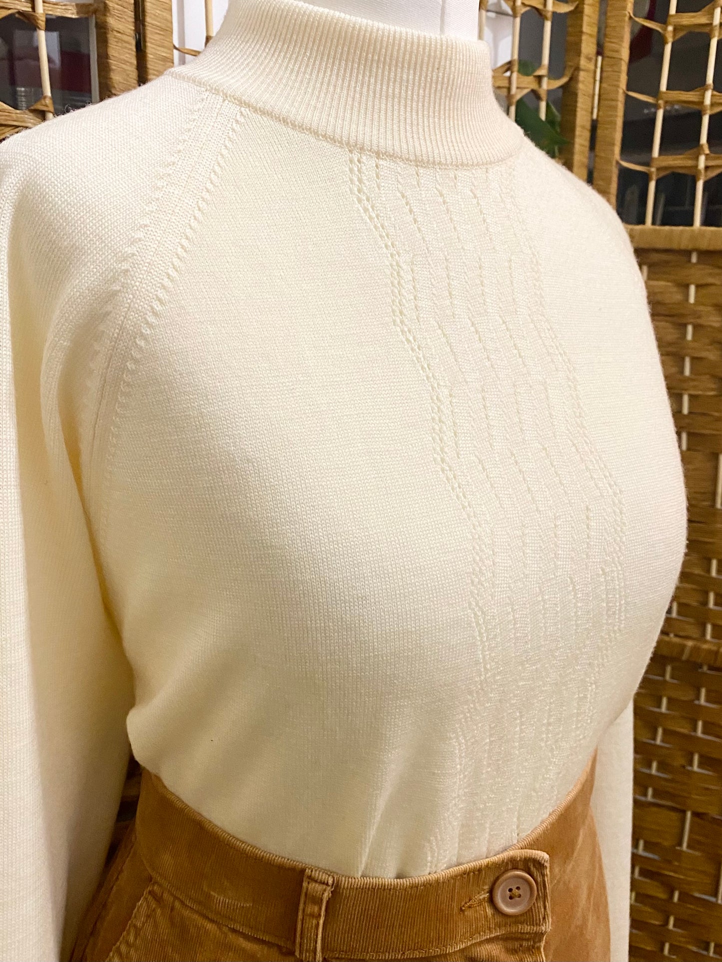 Cream Knitted Sweater (UK 16/18)