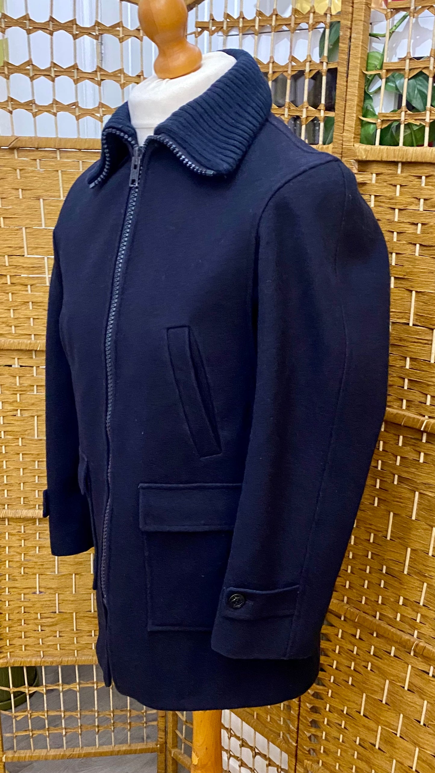 Michel de Lisle Navy Wool Jacket (40”)