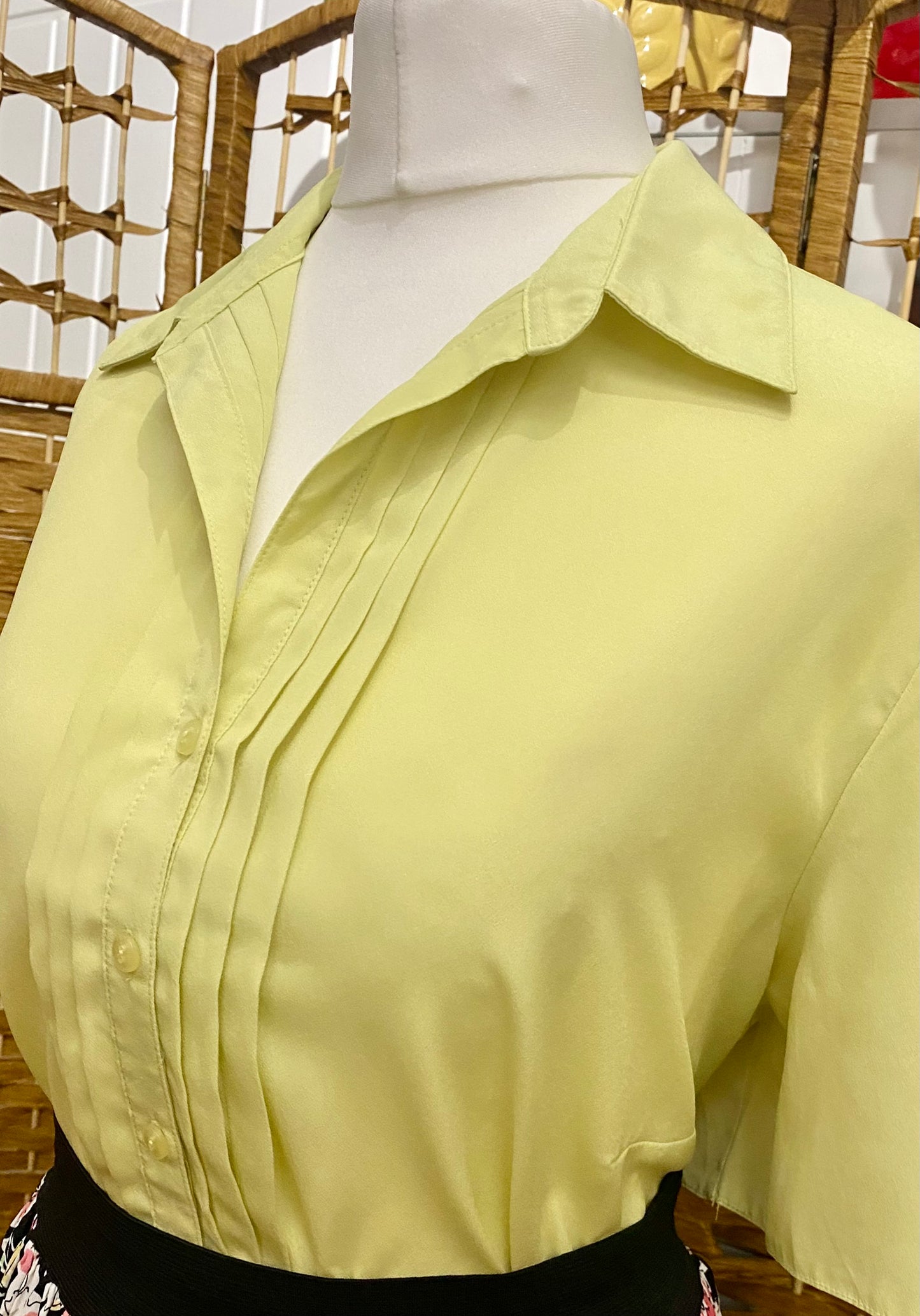 BHS Yellow Blouse (UK 18)