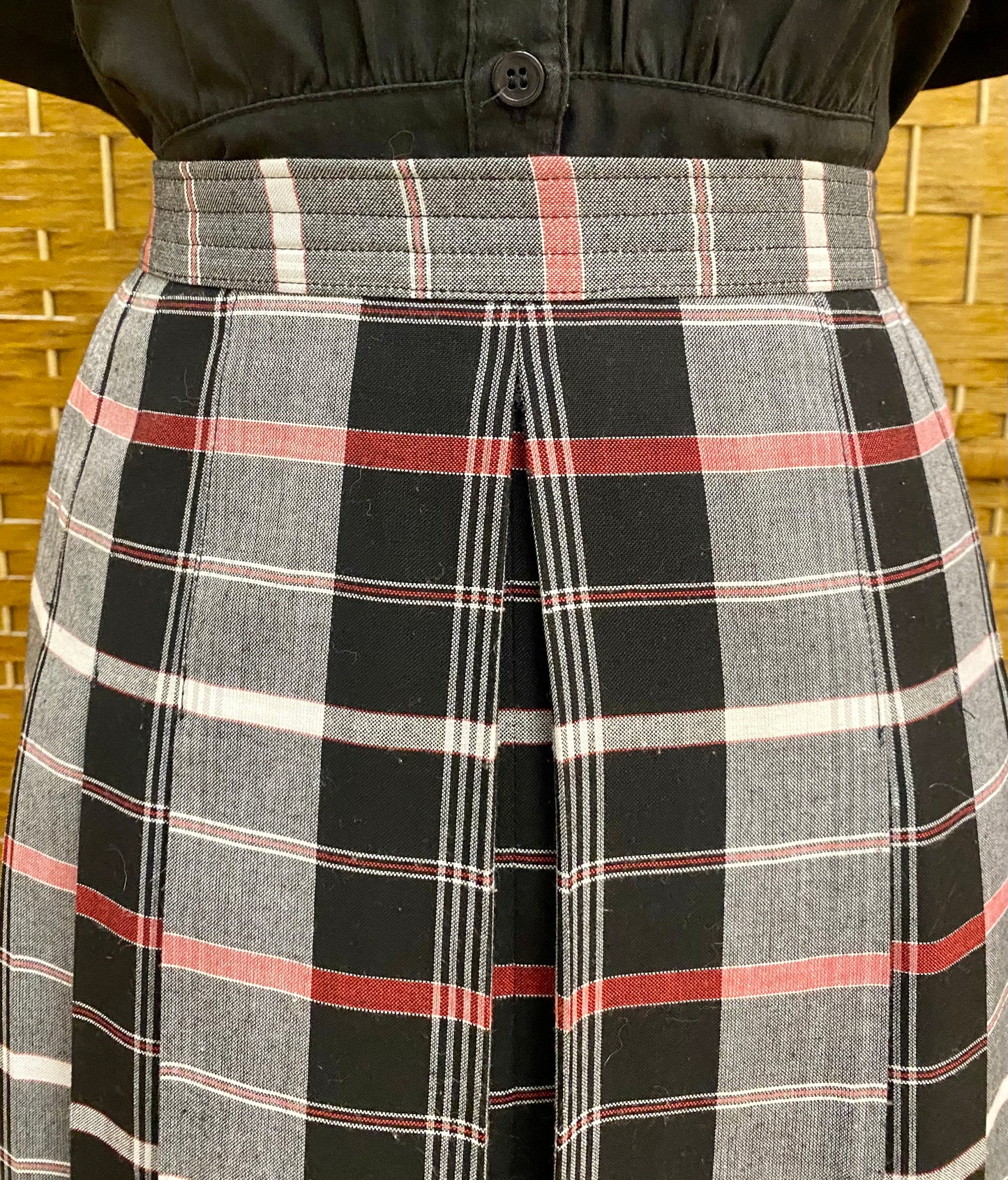 Brendella Checked Midi-Skirt (UK 12)