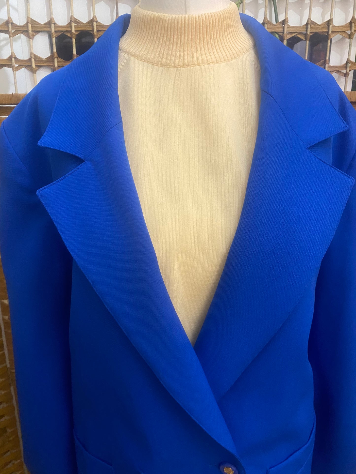 1980s Blue Blazer (UK 16)