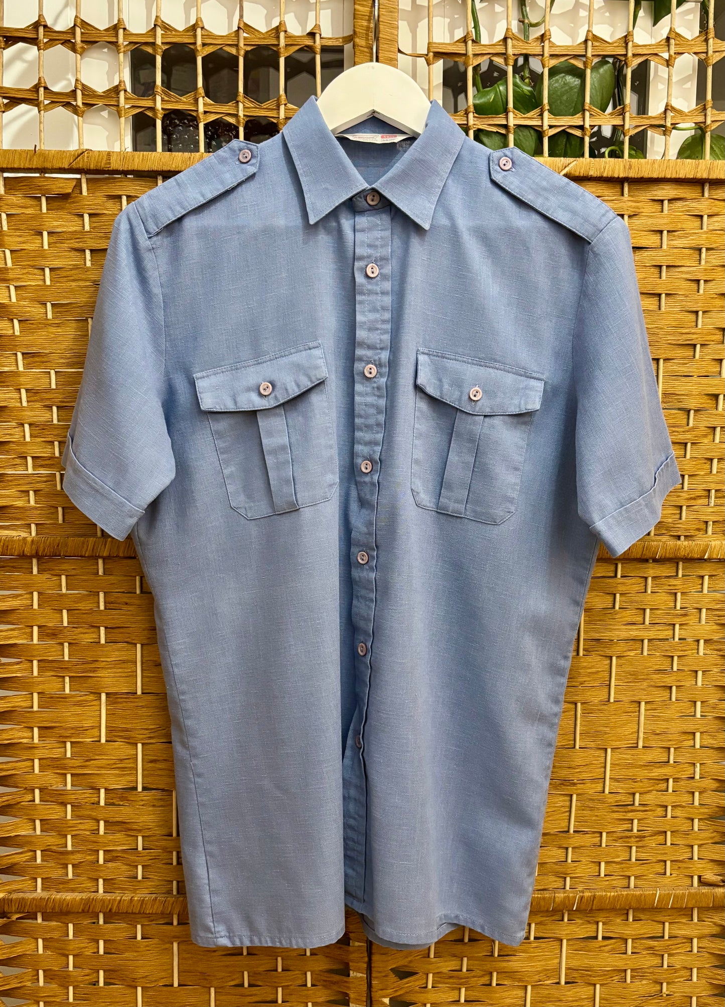 1970s St Michael Short Sleeve Shirt (40”)