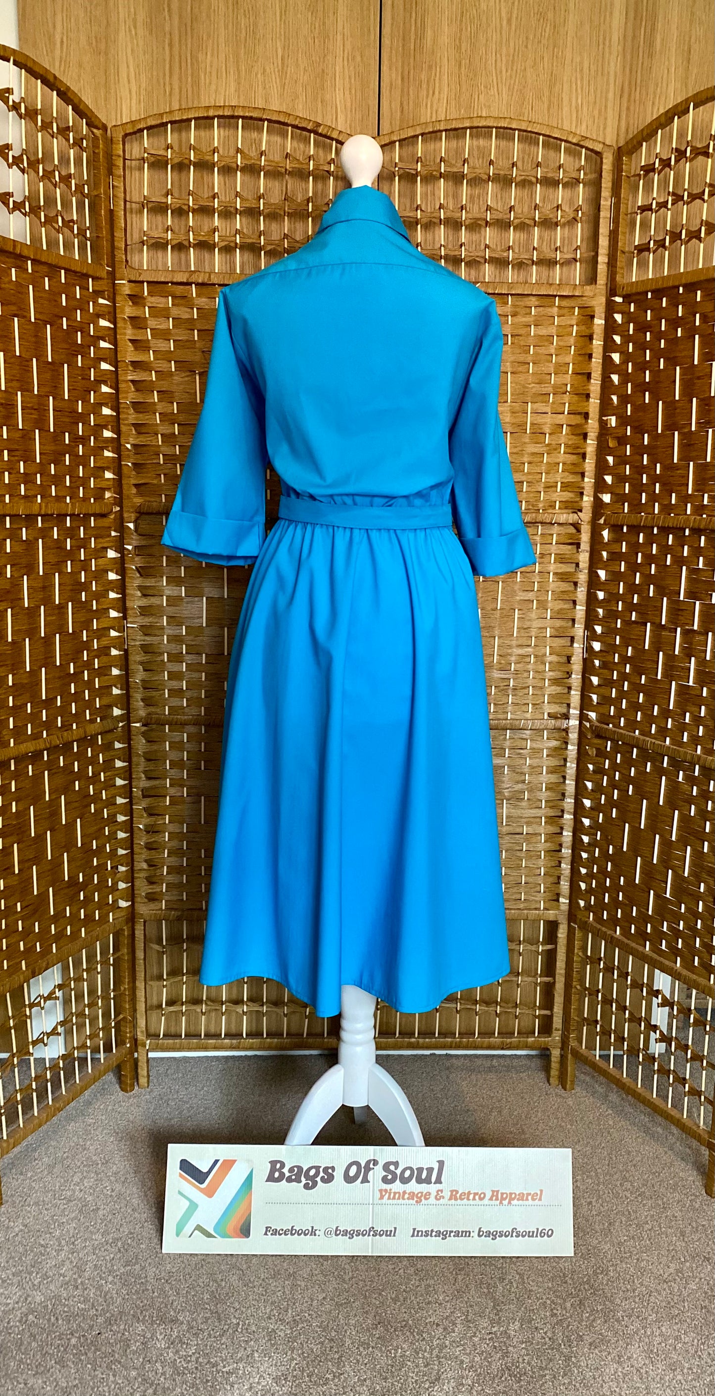 1980s Shirt Dress (UK 8)