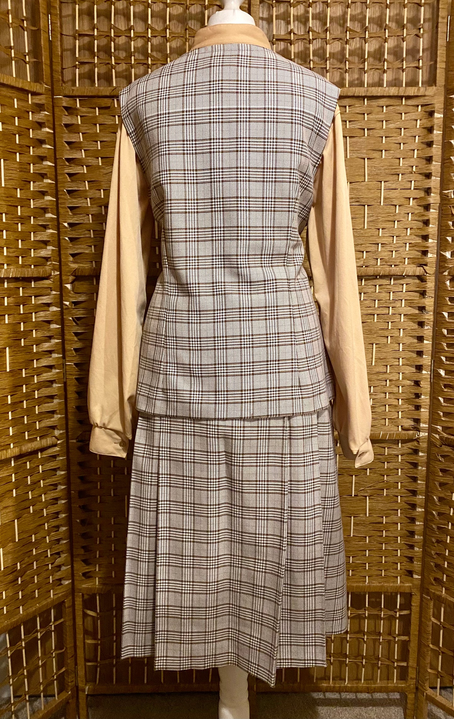 1970s St Michael Skirt Suit (UK 12/14)