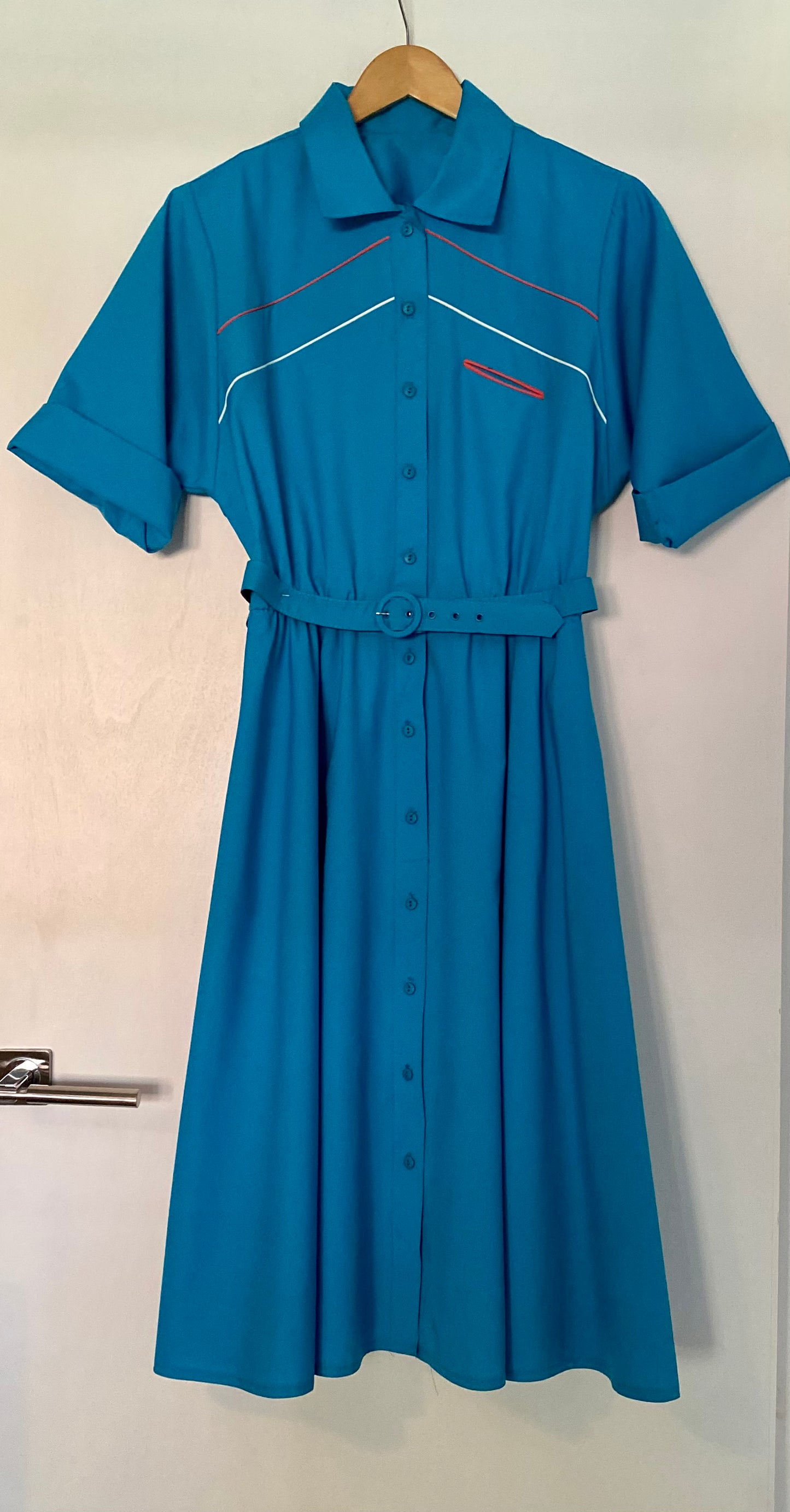 1980s Shirt Dress (UK 8)