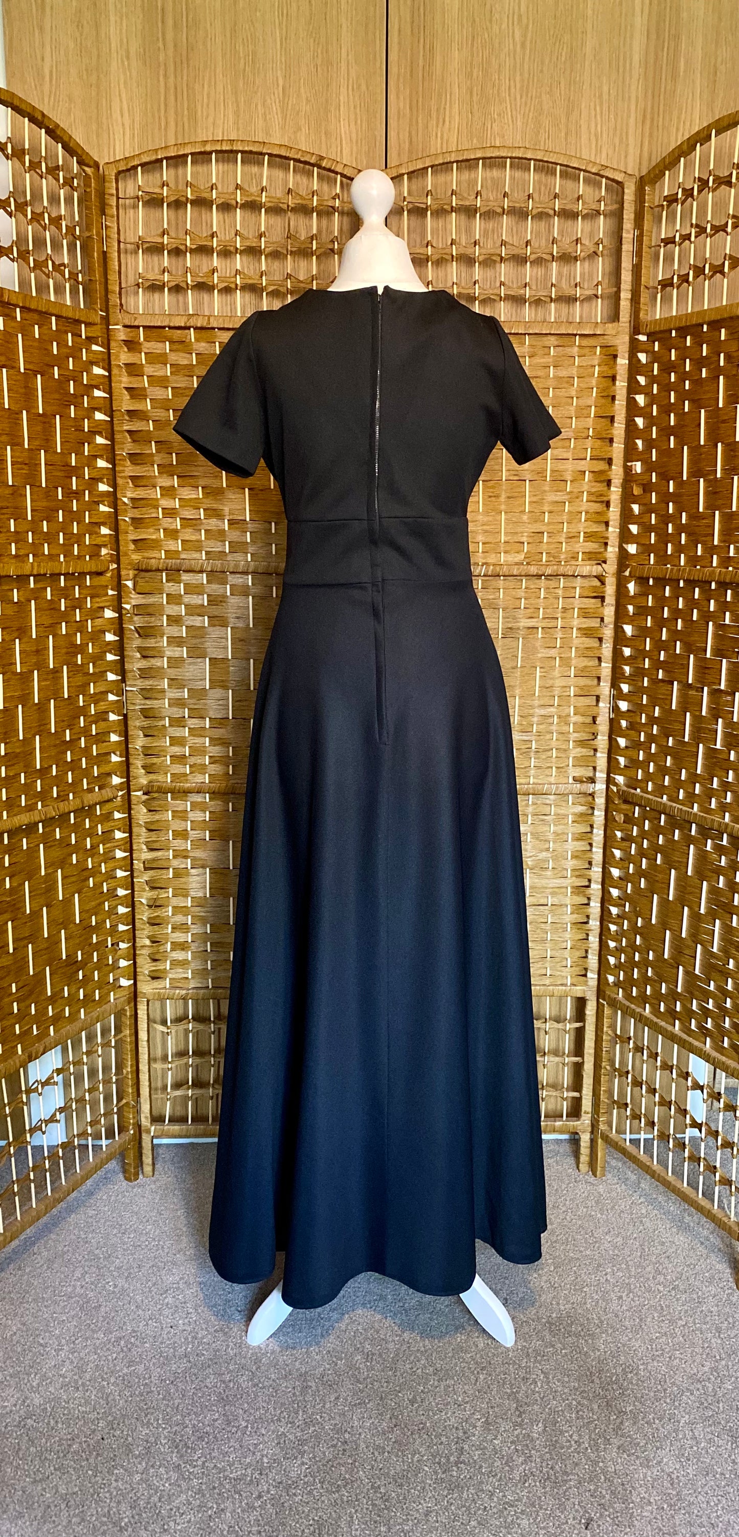 Berketex Black Evening Dress (UK 8)