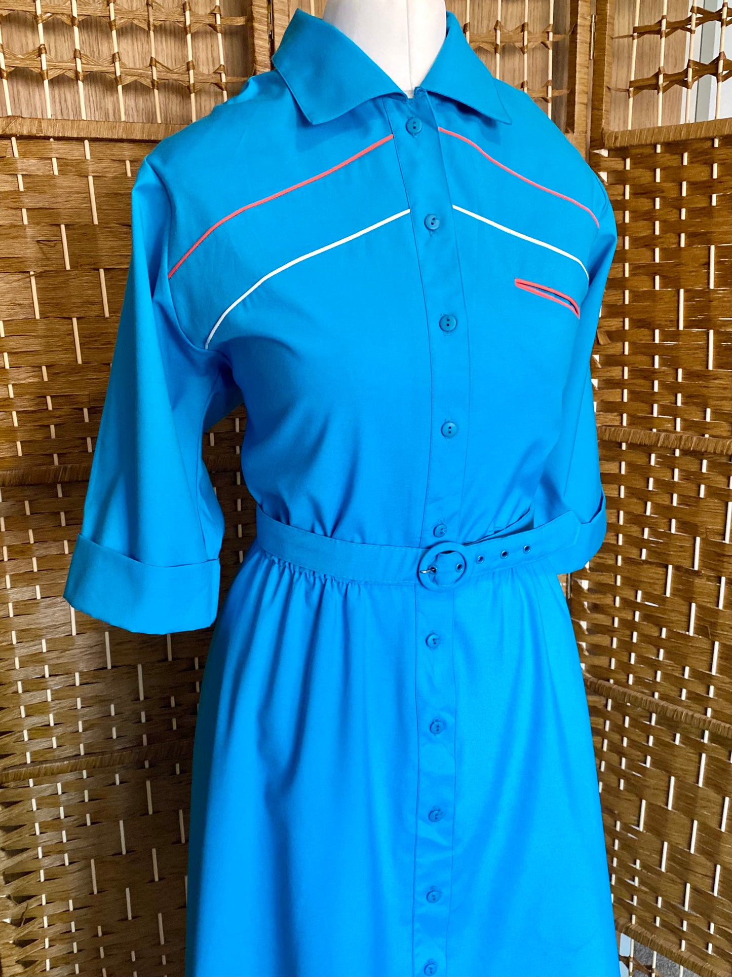 1980s Shirt Dress (UK 8)