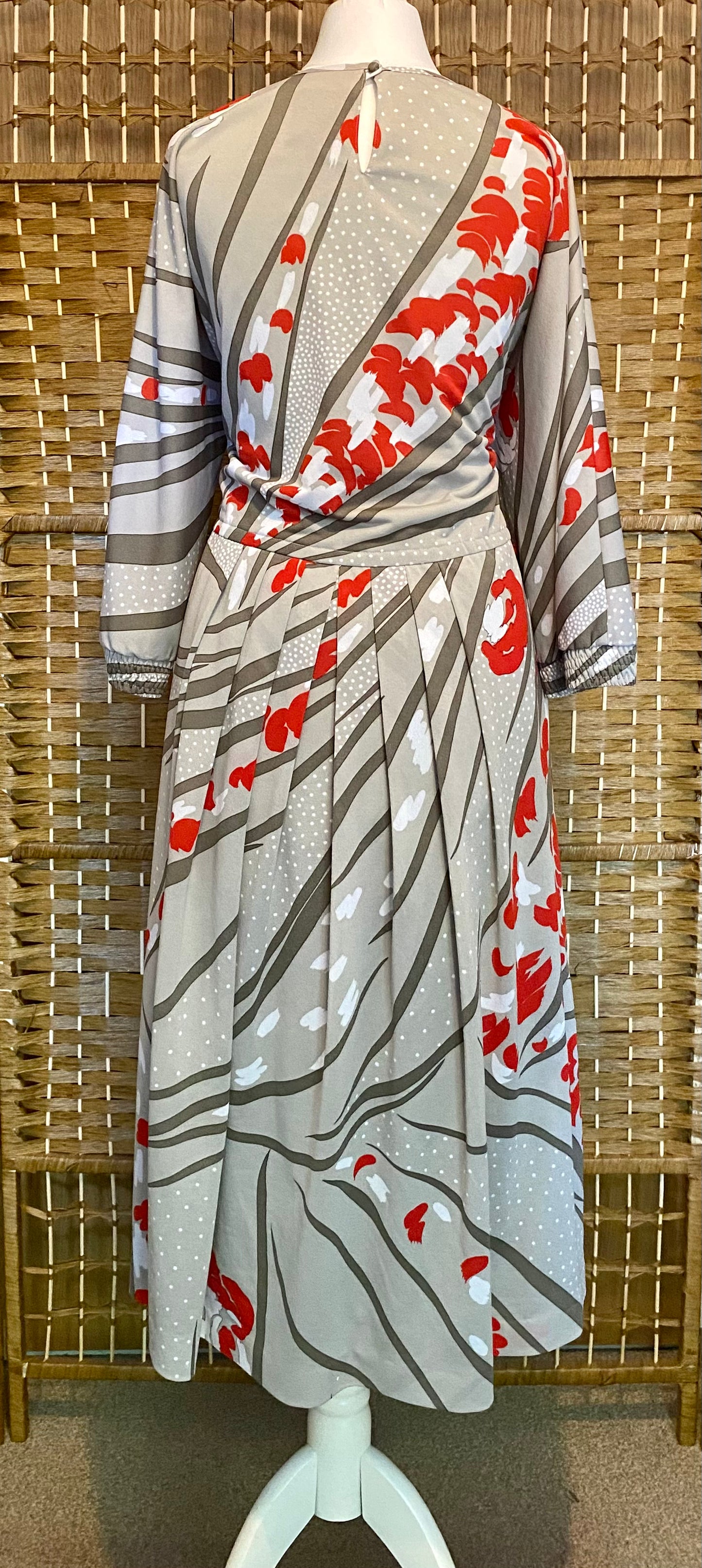 1980s Grill Modell Midi-Dress (UK 14)