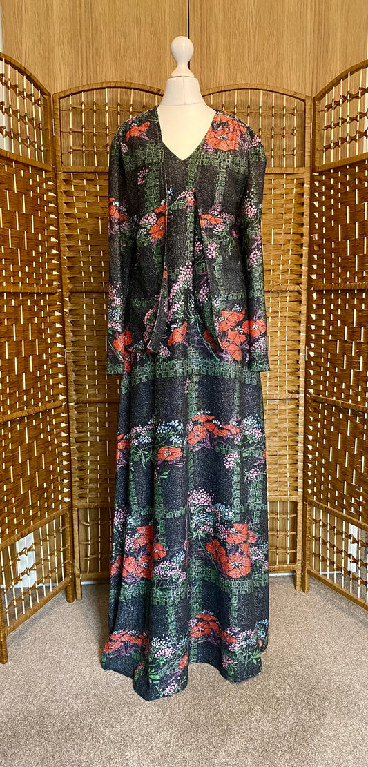 1970s Ray Anthony Maxi-Dress (UK 14)