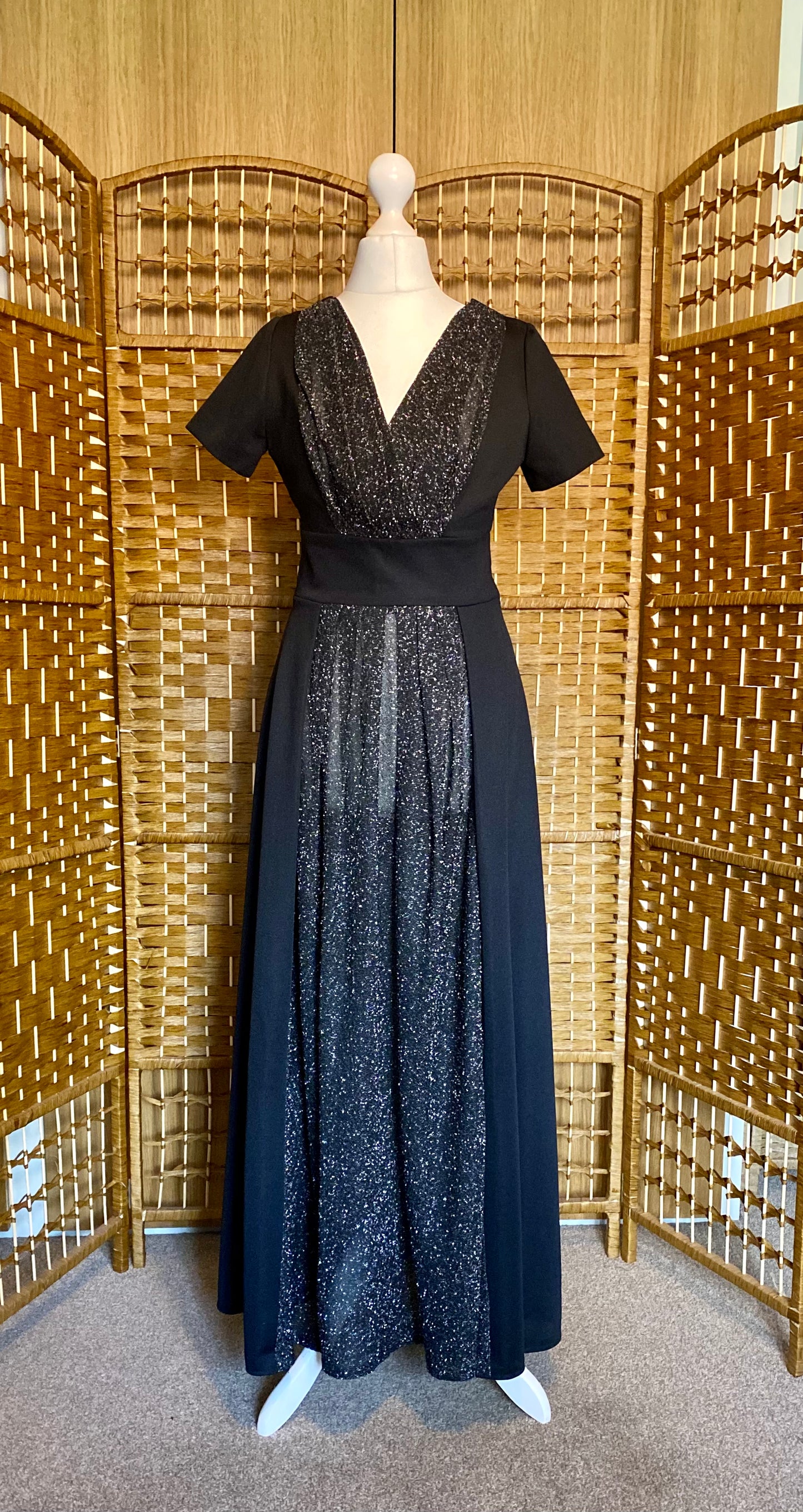 Berketex Black Evening Dress (UK 8)