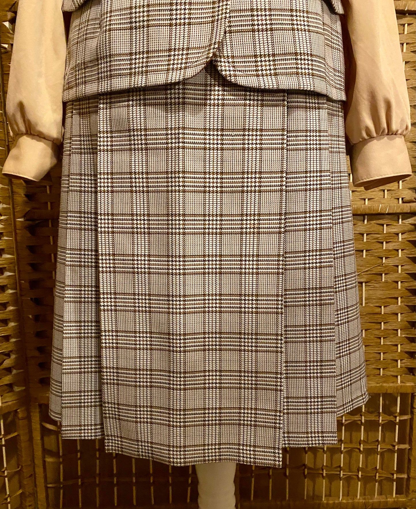 1970s St Michael Skirt Suit (UK 12/14)