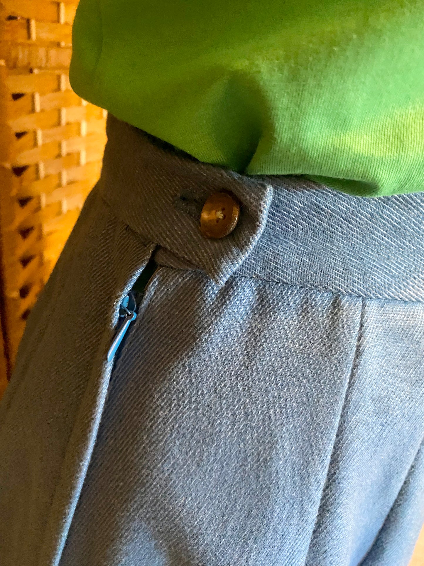 1970s ‘Peasant’ Style Midi-Skirt (UK 6-8)