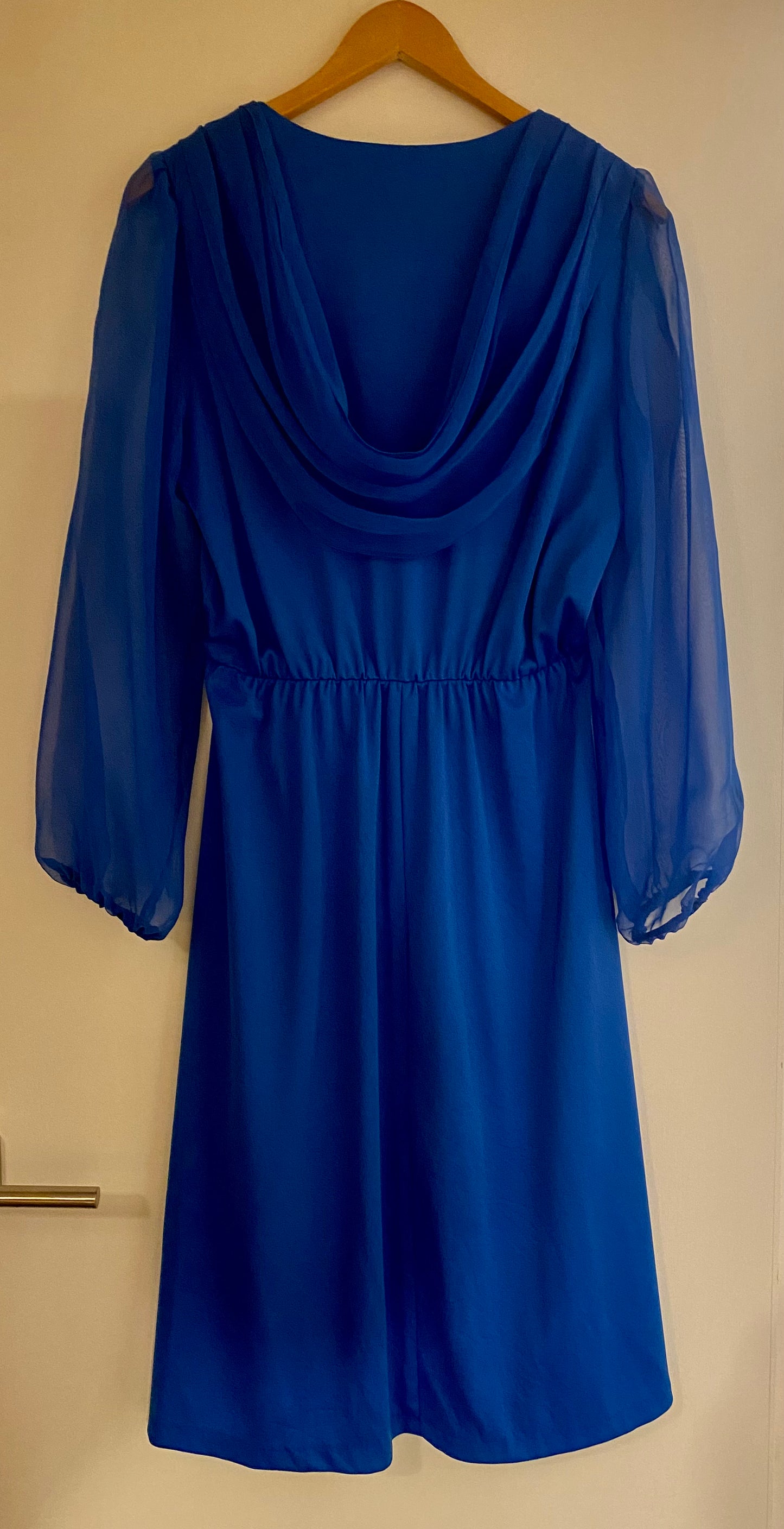 Blue Evening Dress by Young Gare (UK 12)