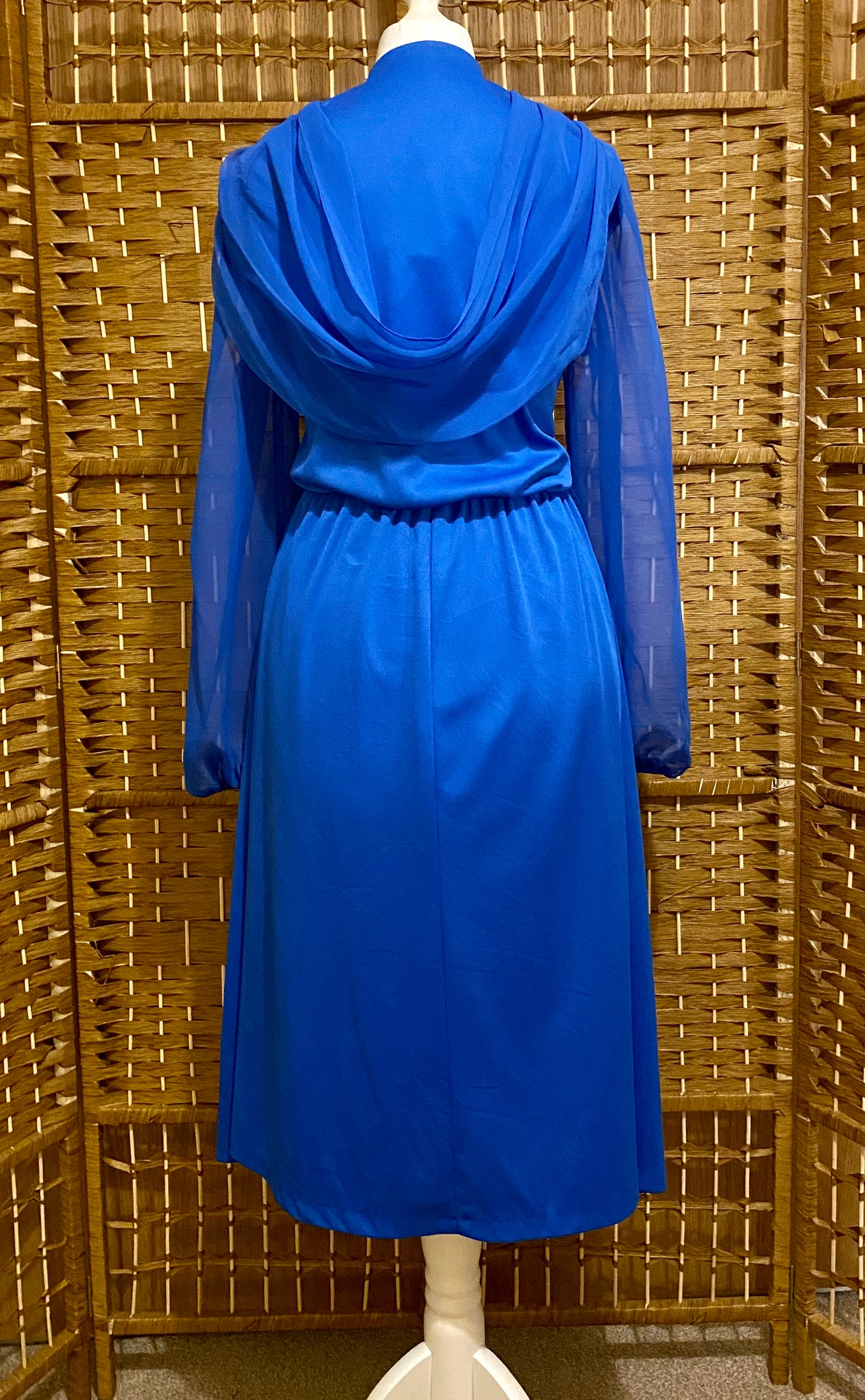 Blue Evening Dress by Young Gare (UK 12)